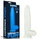 Neonowe dildo LoveToy Lumino Play, 26 cm (niebieski) 14678 zdjęcie 1