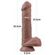 Dildo Lovetoy Dual-Layered Silicone Nature, 20,5 cm (brązowy) 23368 zdjęcie 2