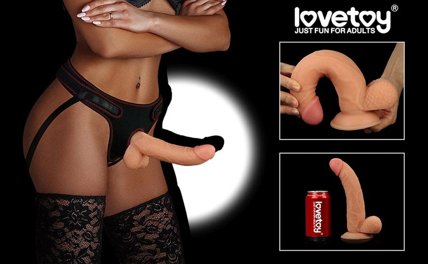 Strapon LoveToy Ingen Easy Strapon Set, 21,5 cm (w kolorze cielistym) 14364 zdjęcie