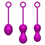 Zestaw kulki gejszy Foxshow Kegel Balls Set, 3szt (fioletowy) 11232 fotografia