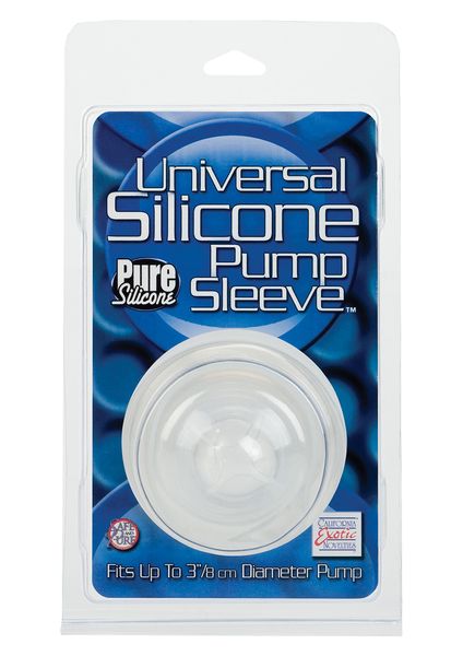 Насадка на помпу для пеніса Universal Silicone Pump Sleeves, 6 см (прозорий) 4293 фото