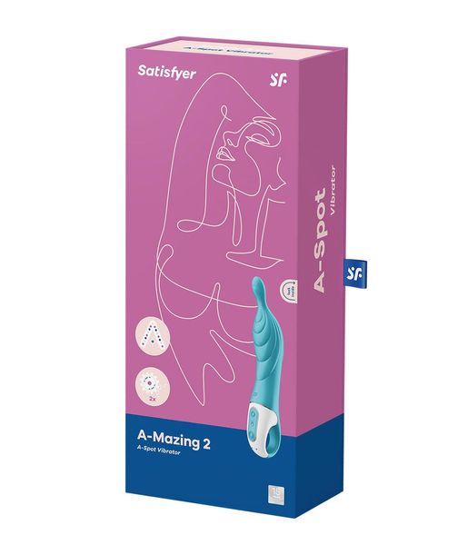 Wibrator Satisfyer A-Mazing 2, 21.7 cm (turkusowy) 13127 zdjęcie