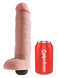 Dildo z wytryskiem King Cock Squirting Cock, 25,4 cm (w kolorze cielistym) 6695 zdjęcie 2