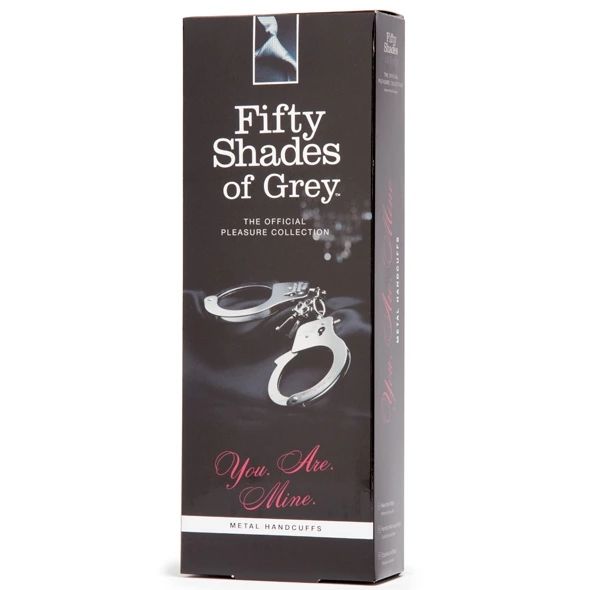 Металеві наручники Fifty Shades of Grey You Are Mine, 26,7 см (сріблястий) 20119 фото