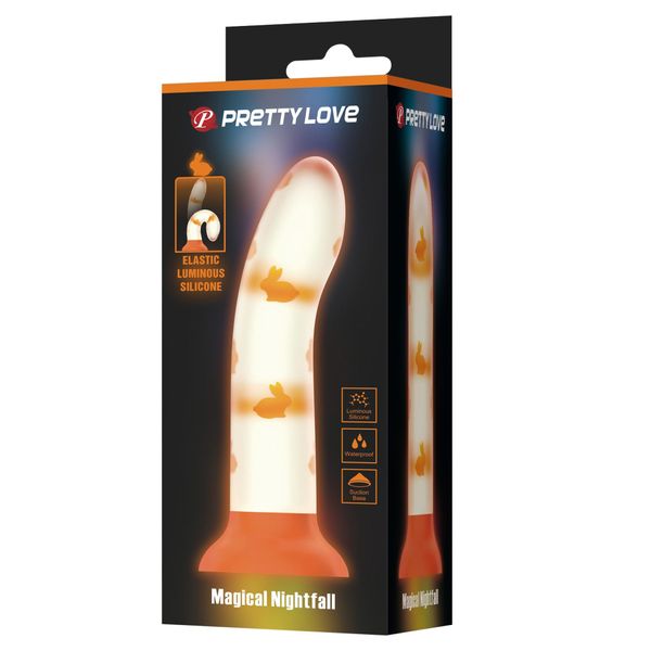 Dildo Pretty Love Magical Nightfall, 17 cm (pomarańczowy) 27091 zdjęcie