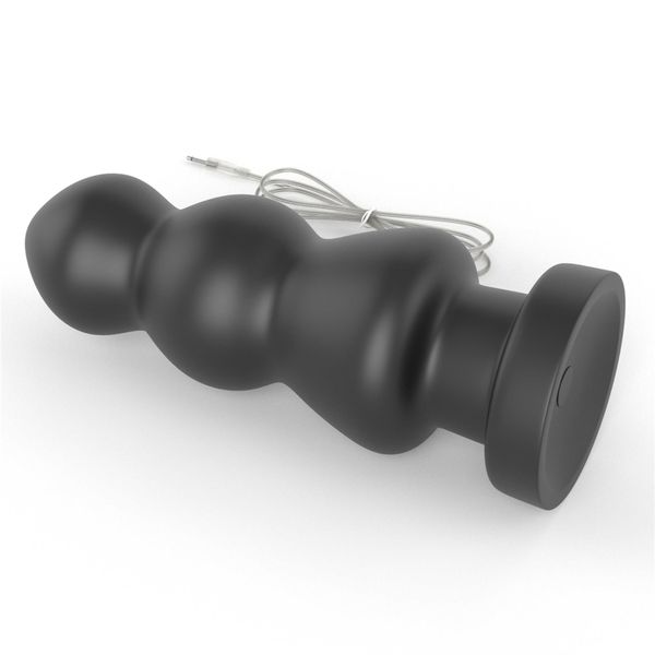 Korek analny LoveToy King Sized Vibrating Anal Rigger, 20 cm (czarny) 14435 zdjęcie