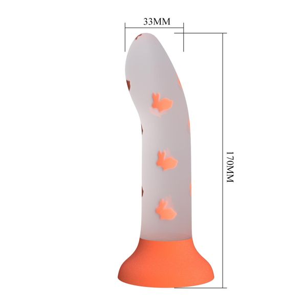 Dildo Pretty Love Magical Nightfall, 17 cm (pomarańczowy) 27091 zdjęcie