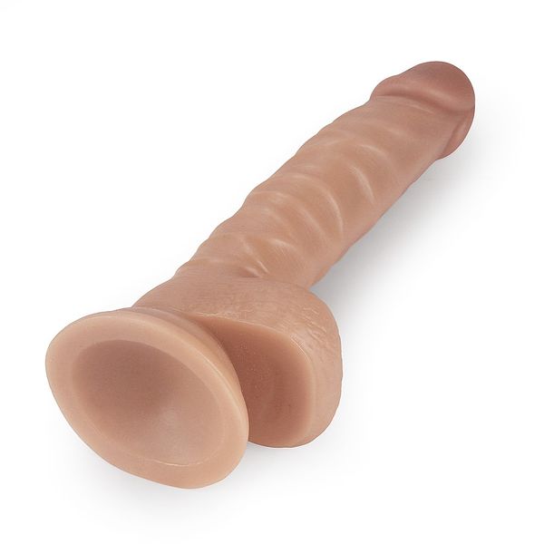 Dildo z przyssawką LoveToy Real Extreme # 1, 19 cm (w kolorze cielistym) 22397 zdjęcie