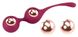 Вагинальные шарики Sweet Smile Kegel Training Balls With Extra Weights, 18,3 см (бордовый) 23249 фото 2