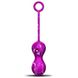 Набор вагинальных шариков Foxshow Kegel Balls Set, 3 шт (фиолетовый) 11232 фото 4