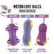 Kulki gejszy z wibracją FeelzToys Motion Love Balls Foxy, 8 cm (fioletowy) 12654 zdjęcie 3