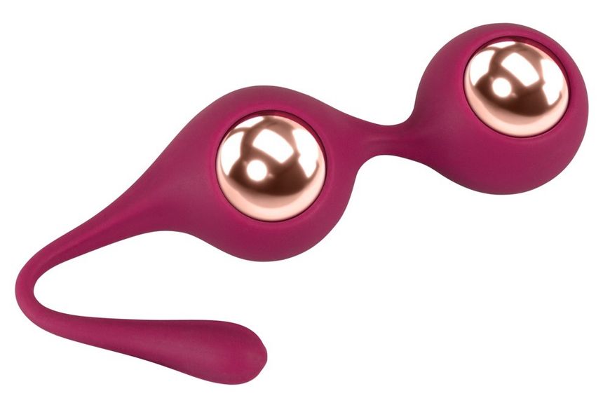 Kulki gejszy Sweet Smile Kegel Training Balls With Extra Weights, 18,3 cm (bordowe) 23249 zdjęcie