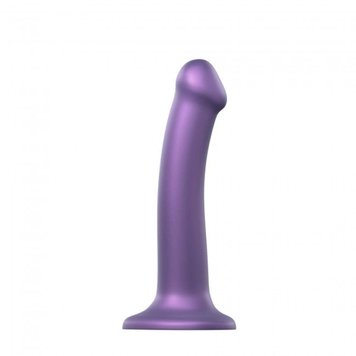 Dildo Strap-On-Me Mono Density, 18 cm (fioletowy) 13752 zdjęcie