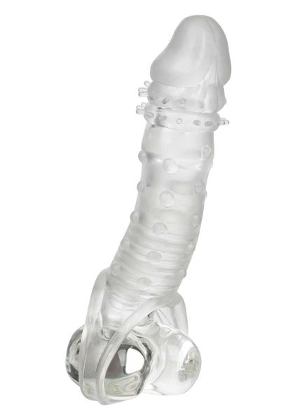 Насадка на пенис California Exotic Novelties Transparent Ultimate Extender, 16 см (прозрачная) 17096 фото