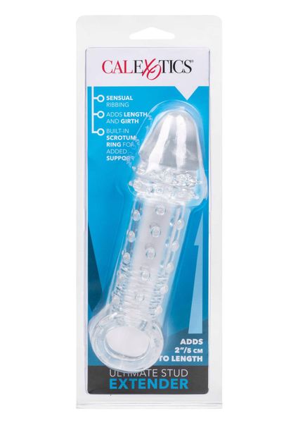 Насадка на пенис California Exotic Novelties Transparent Ultimate Extender, 16 см (прозрачная) 17096 фото