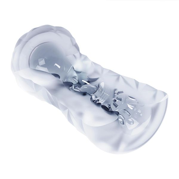 Masturbator Pretty Love Transparent Spiral, 15 cm (różowy) 23896 zdjęcie