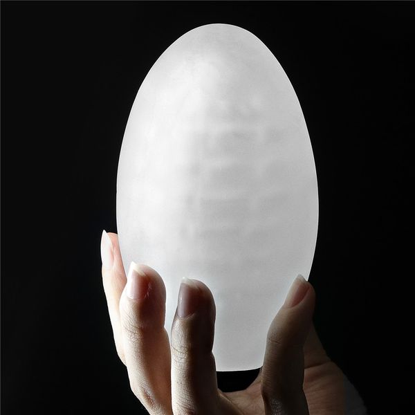 Masturbator jajko Lovetoy Giant Egg Grind Ripples Edition, 13 cm (przezroczysty) 21961 zdjęcie