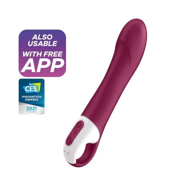 Wibrator Satisfyer Big Heat, 22,5 cm (fuksja) 12924 zdjęcie