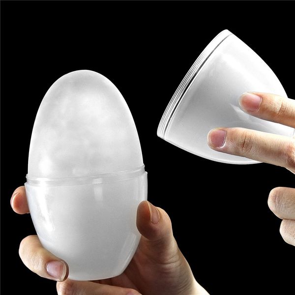 Masturbator jajko Lovetoy Giant Egg Grind Ripples Edition, 13 cm (przezroczysty) 21961 zdjęcie