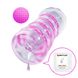 Masturbator Pretty Love Transparent Spiral, 15 cm (różowy) 23896 zdjęcie 2