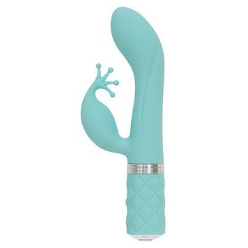 Вибратор кролик Pillow Talk Kinky Teal, 21 см (зелёный) 12573 фото