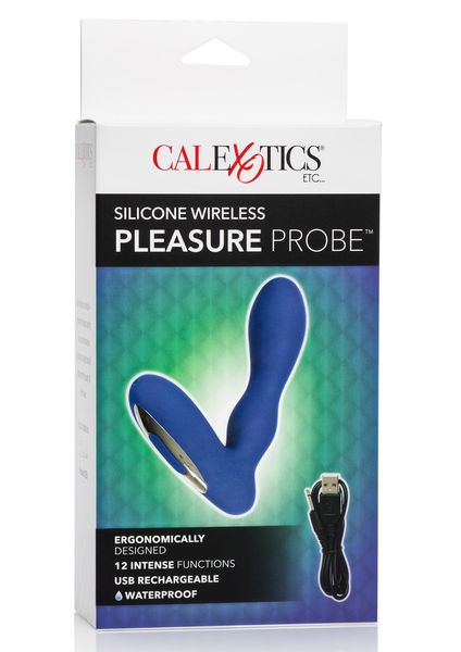 Вибростимулятор простаты Wireless Pleasure Probe, 10,5 см (синий) 5401 фото