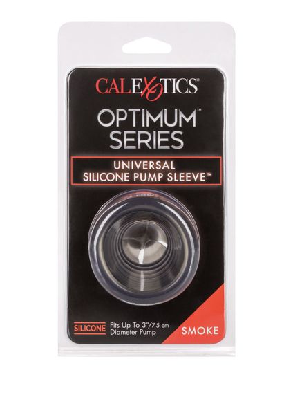 Насадка на помпу для пениса Universal Silicon Pump Sleeve Smoke, 6 см (серый) 4294 фото