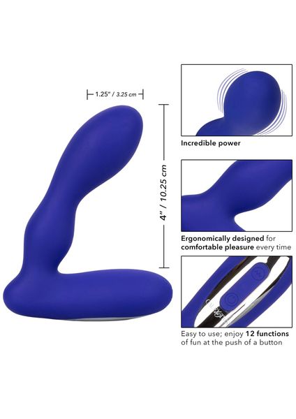 Wibrostymulator prostaty Wireless Pleasure Probe, 10,5 cm (niebieski) 5401 zdjęcie