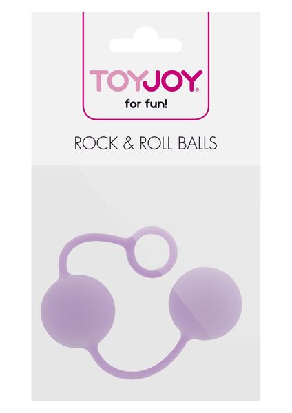 Вагінальні кульки Toy Joy Rock&Roll, 3,5 см (бузковий) 7460 фото