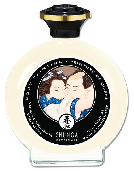 Jadalna farba do ciała Shunga Bodypainting wanilia, 100 ml 20013 zdjęcie