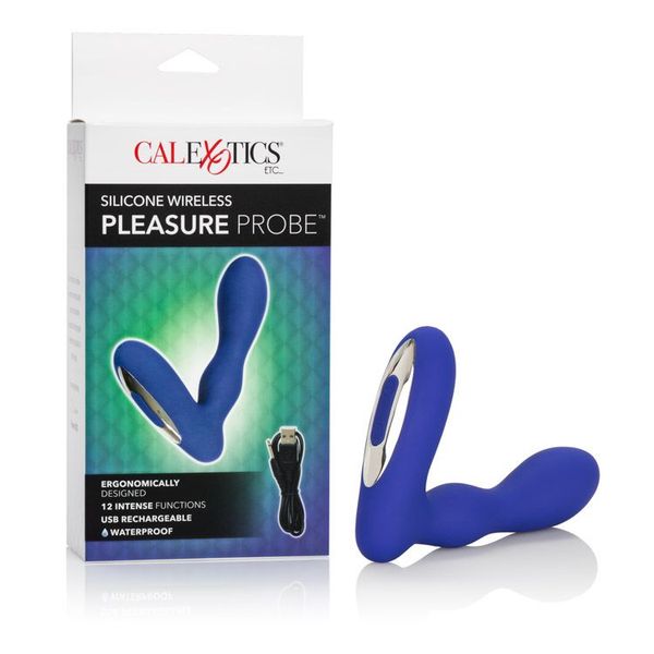 Вибростимулятор простаты Wireless Pleasure Probe, 10,5 см (синий) 5401 фото