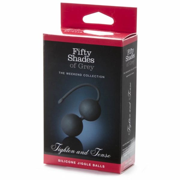 Kulki waginalne Fifty Shades of Grey Tighten and Tense, 16,5 cm (szary) 31020 zdjęcie