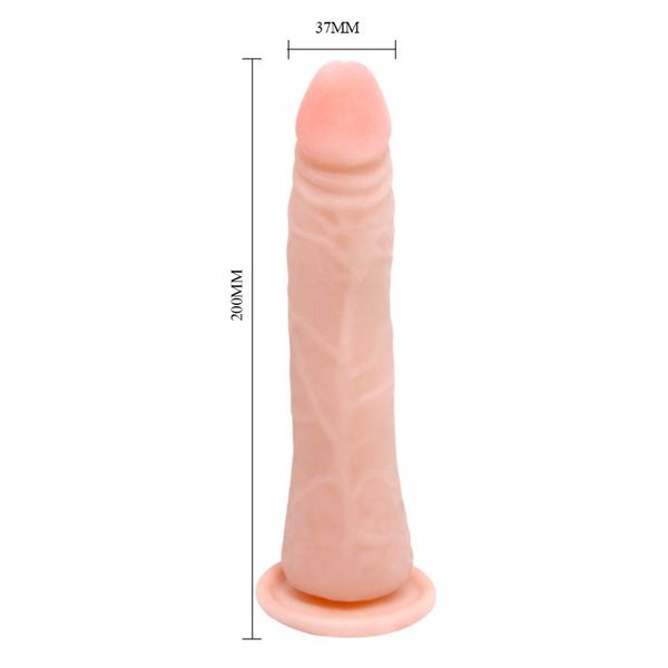 Dildo z przyssawką LyBaile Beautiful Bertram, 20 cm (w kolorze cielistym) 23527 zdjęcie