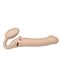 Strappon z wibracjami Strap-On-Me Vibrating Flesh L, 19 cm (cielisty) 13735 zdjęcie 7