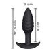 Анальная пробка Dorcel Wavy Plug, 10,6 см (черный) 18475 фото 5