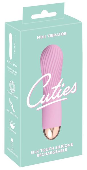 Мини-вибратор Cuties, 12,5 см (розовый) 10992 фото