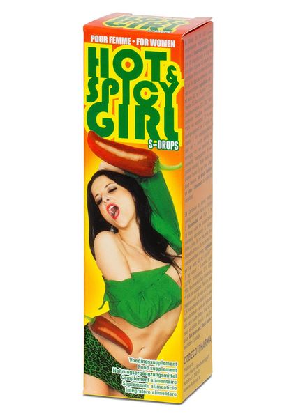 Возбуждающие капли для женщин Hot Spicy Girl, 20 мл 4637 фото