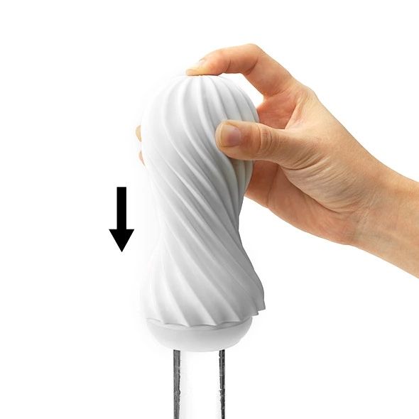 Masturbator Tenga Flex Silky White, 17,6 cm (biały) 18257 zdjęcie