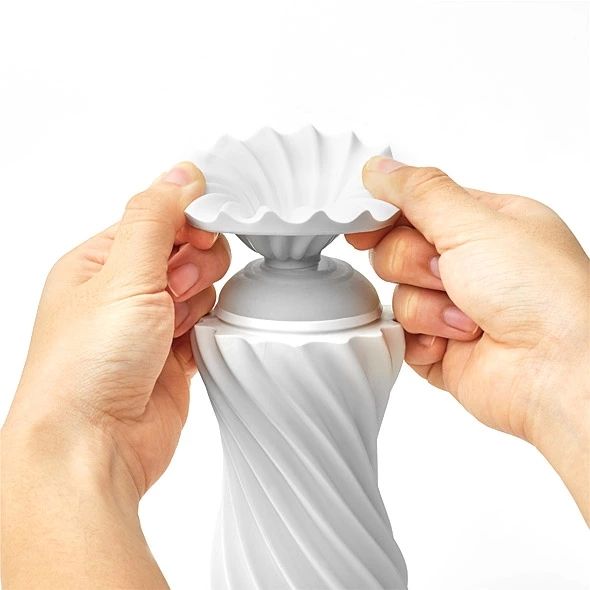 Masturbator Tenga Flex Silky White, 17,6 cm (biały) 18257 zdjęcie