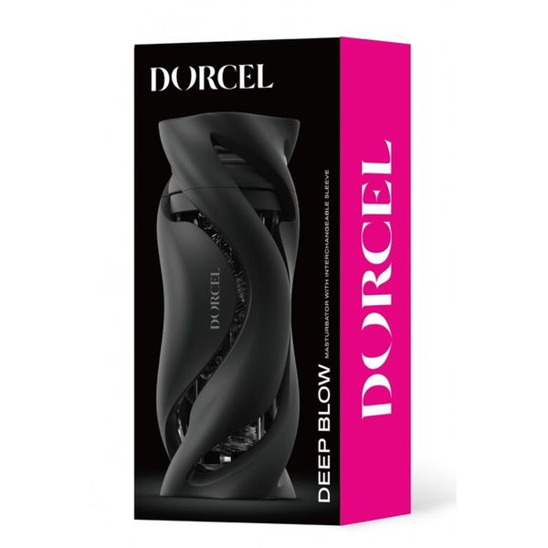 Мастурбатор Dorcel Deep Blow, 20 см (чёрный) 14895 фото