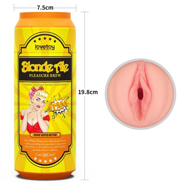 Masturbator Pleasure Brew Blonde Ale, 19,8 cm (cielisty) 22245 zdjęcie