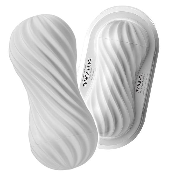 Masturbator Tenga Flex Silky White, 17,6 cm (biały) 18257 zdjęcie