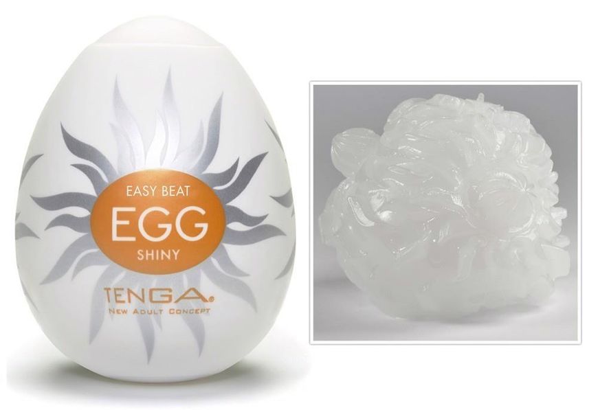 Мастурбатор Tenga Egg Shiny, 7 см (белый) 4957 фото