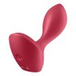 Анальная пробка с вибрацией Satisfyer Backdoor, 11,5 см (красный) 11689 фото