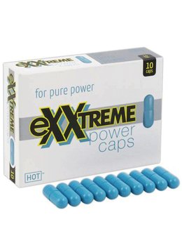 Капсули для підвищення потенції у чоловіків Hot Exxtreme Power Caps, 10 шт. 3777 фото