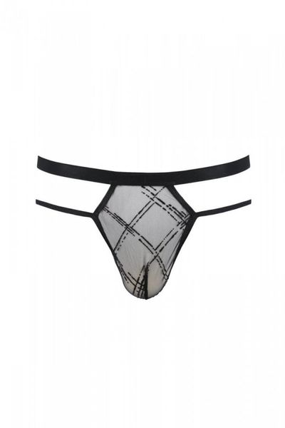 Сексуальные мужские стринги Passion 029 THONG COLLIN, L/XL (черный) 15974 фото