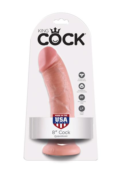 Dildo King Cock 8, 20,3 cm (w kolorze cielistym) 5671 zdjęcie