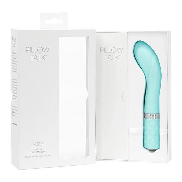 Вибратор Pillow Talk Sassy Teal, 19,8 см (голубой) 12566 фото