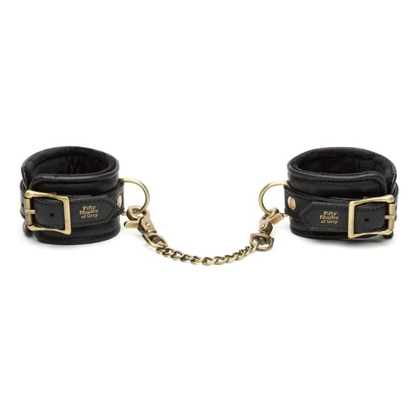 Mankiety na kostki Fifty Shades of Grey Bound To You Ankle Cuffs, (czarne) 23931 zdjęcie