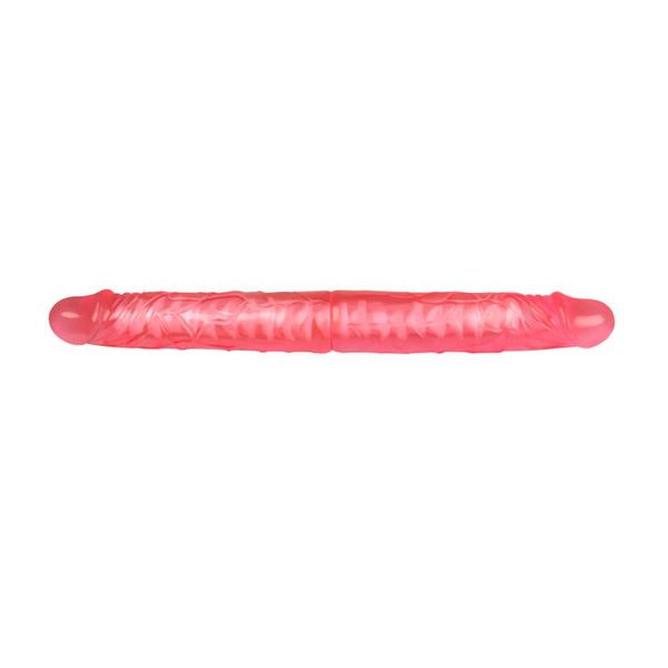 Dwustronne dildo Baile Double Dong, 36 cm (czerwony) 9043 zdjęcie